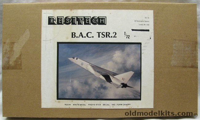 Resitech 1/72 BAC TSR-2 - XR219 / XR220 / XR222 plastic model kit